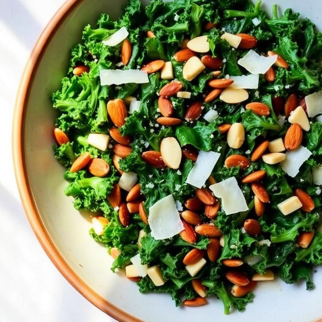 Kale, Almond & Parmesan Salad