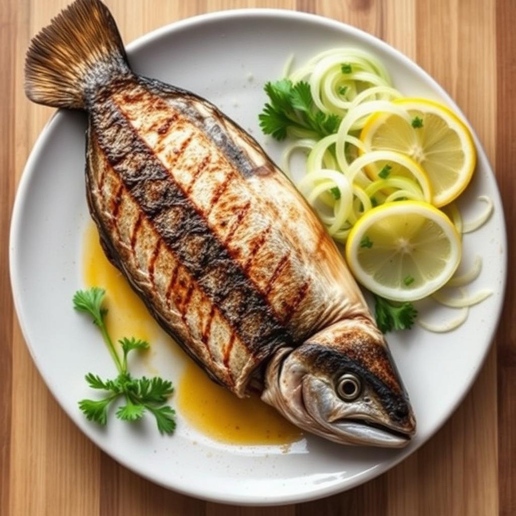 Grilled Mackerel with Fennel Salad
