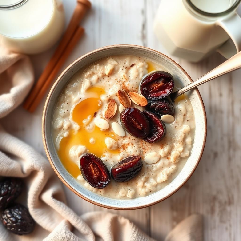 Prune & Almond Oatmeal